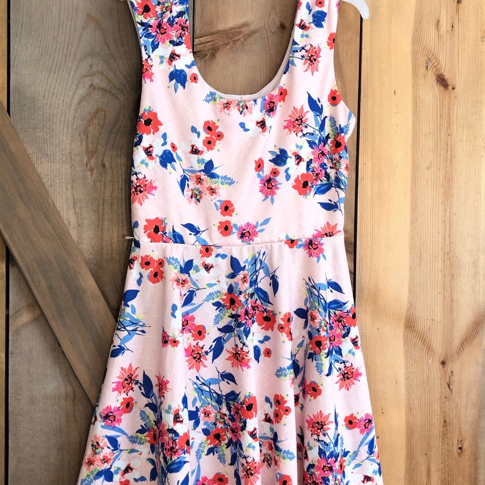 Light pink floral dress